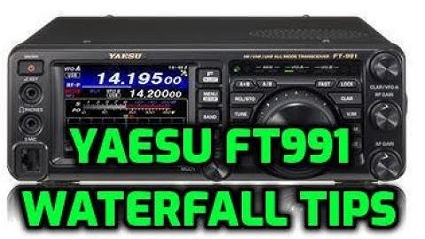 Yaesu FT991- Waterfall scope tip