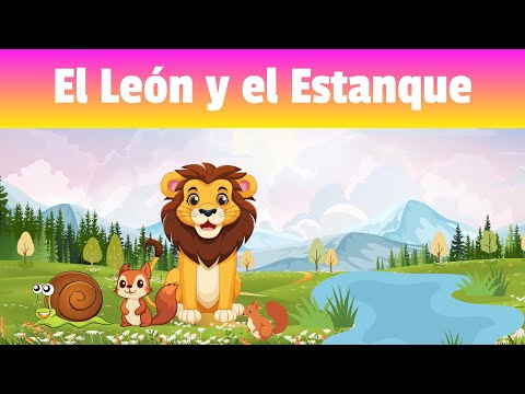 Cuento Infantil para Dormir con Valores 💜 El León y el Estanque