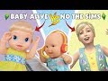 BABY ALIVE NO THE SIMS 4? A MEGIE FEZ! - Lilly Doll