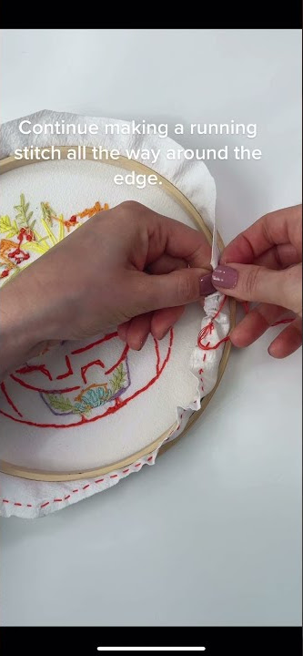 How to finish your Embroidery Hoop Back. – StitchKits Crafts