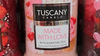 Tuscany Candle Review | Valentine's Day Made With Love Limited Edition Candle