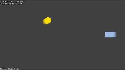 Unidirectional motion blur in Blender