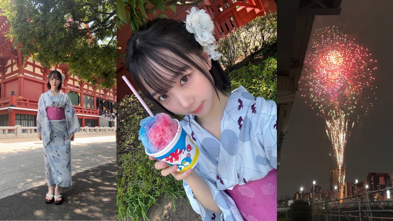 나홀로 일본 여름 불꽃축제*ੈ✩‧₊˚🍧도쿄에서 가장 유명한 스미다가와 불꽃축제🎆