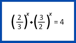 Solving Exponential Equation ║ Math Olympiad