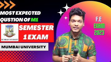 Most Important Questions For M1 With Solution | Mumbai University | #m1 #sem1 #mu