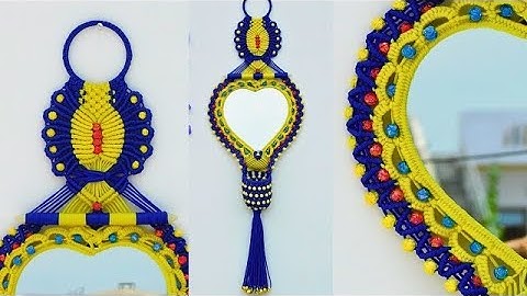 DIY Macrame Mirror Tutorial Step by Step Guide