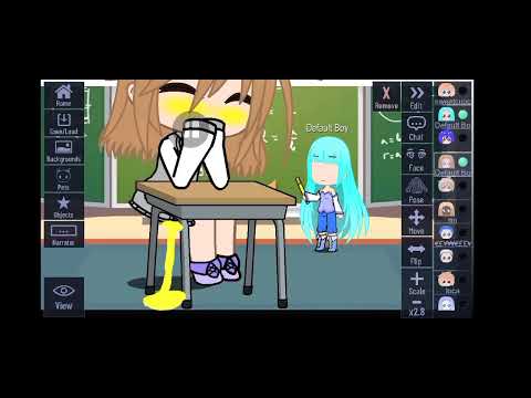 GACHA  ACCIDENTALLY PEE IN CLASS