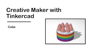 Tinkercad - Cake