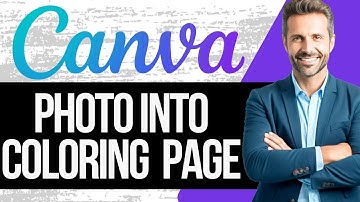 How to Turn Photo into Coloring Page in Canva (for Amazon KDP) | Full Tutorial 2025
