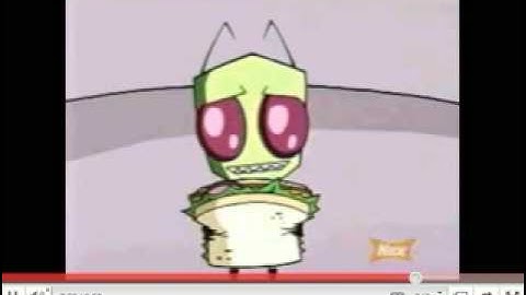 Invader Zim: Mess-up on "The Nightmare Begins"