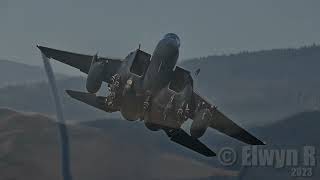 Mach Loop Usaf Flying Low!!      F-15 Strike Eagles