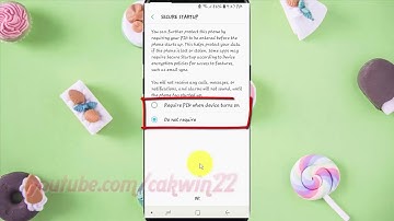Samsung Galaxy S9 : How to Enable or Disable Require PIN when turn on (Android Oreo)