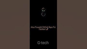 Most powerful GitHub Repo for hackers #coding #hacking #hacker #computer #python #ai #kali #programe