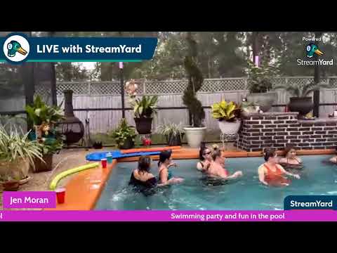 Swimming party and pool games