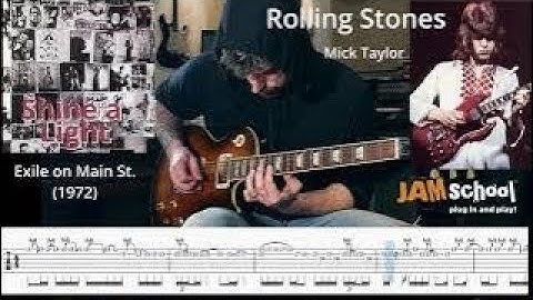 Rolling Stones Shine a Light Mick Taylor Guitar Solo (With TAB)