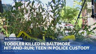 Teen in custody after toddler killed in hit-and-run