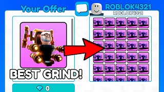 INCREDIBLE GRIND FOR DJ! HOW I GOT THIS? *BEST TRADE* IN TOILET TOWER DEFENSE!