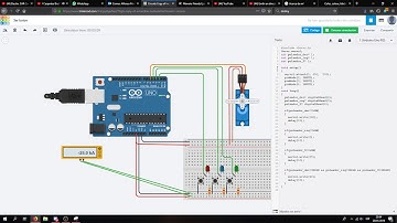 ServoMotor | Arduino Uno R3 | Simulación 3 Botones en AUTODESK