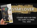 Star Lover | Sticker Book Flip-Thru | The Happy Planner | Fall 2023 Release