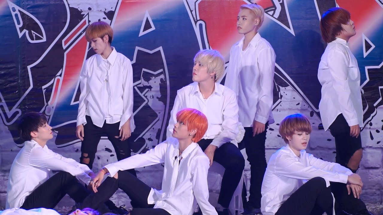 160910 BangEarn cover BTS - Fire+WeAreBulletproofPt2+I NEED U+Butterfly @ Esplanade#3 (Semi-Final)