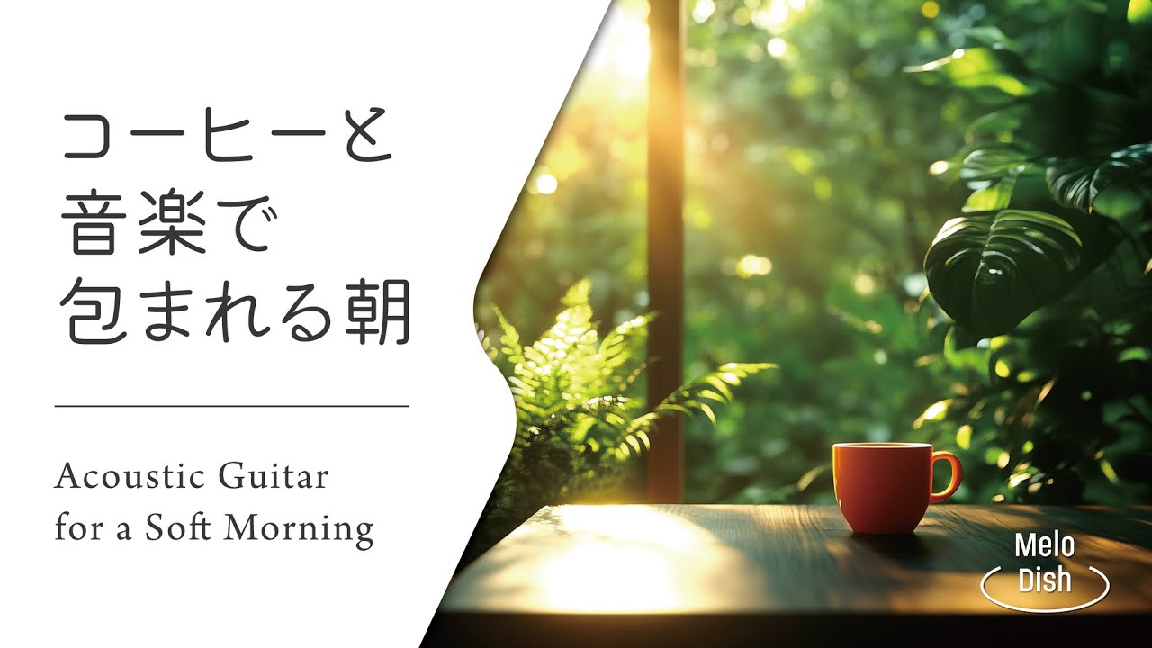 【やさしい目覚めアコースティック】コーヒーの香りと音楽に包まれて │ Calm Acoustic Guitar BGM for Your Morning Cup