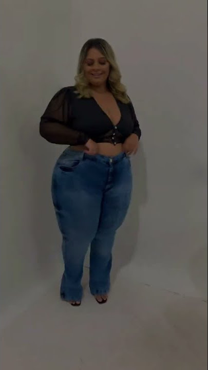 Calça Jeans Ane Plus Size Flare Celimar Azul