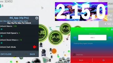 AGAR.IO 2.15.0 MOD MENU  MACRO+ZOOM+SMOOTH+BACKGROUND(AGAR.IO MOBILE) *TUTORIAL* WORKING* NEW // 21
