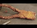 Rusty Plier Restoration only in 8 minutes  ( time lapse with handle without surprise  )