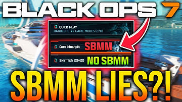 Call Of Duty Is LYING About SBMM?!