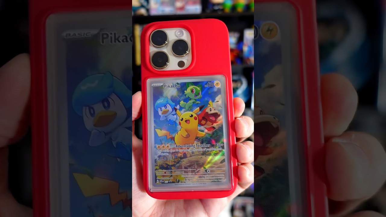 pokemon card display phone case Card Display Plus (Mag) 9-Card / Satin White / Single main image 1
