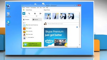 Start a Group Call or Group Chat in Skype® for Windows® 8