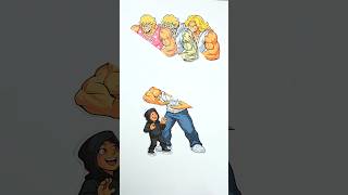 67 kids X 61 Meme Mod Friday Night Funkin Body Matching Craft #guess #viralshorts #67kid