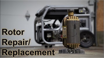 How to Repair / Replace a Portable Generator Rotor!