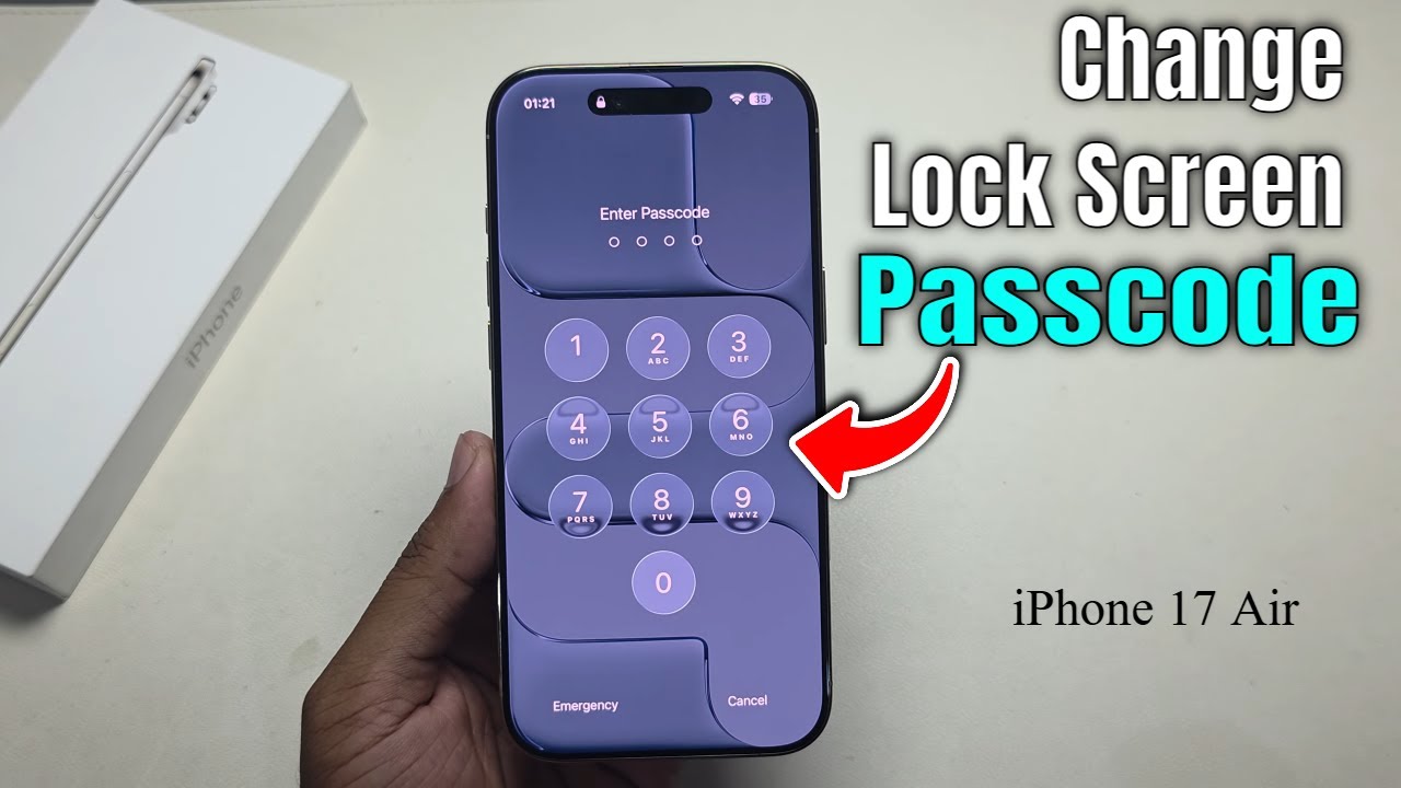 iPhone 17 Air: How to change passcode iPhone