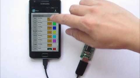 SmartDAQ Android App with iCP12 usbStick
