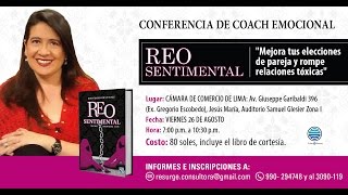 REO SENTIMENTAL - Conferencia de Coach Emocional