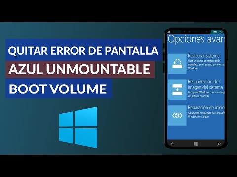 Cómo solucionar error pantalla azul UNMOUNTABLE BOOT VOLUME en WINDOWS