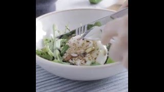 Easy Poached Egg Arugula Salad
