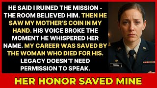 I Feared the Steel Commander Would End My Career — Then My Mother’s Token Made Him Weep.