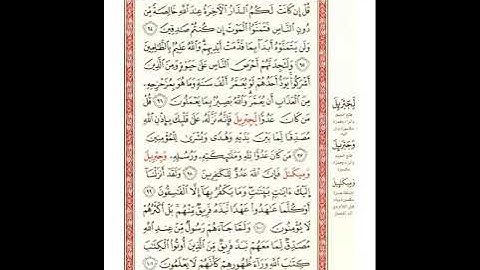 صفحة 15 سورة البقرة برواية شعبة للشيخ عبدالحكيم عبداللطيف - رحمه الله - شيخ عموم المقارئ المصرية