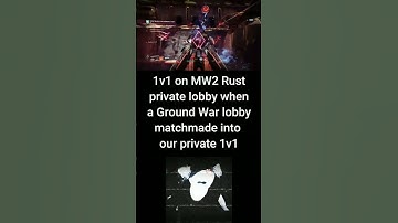 1v1 Rust Modern Warfare 2 Story #shorts