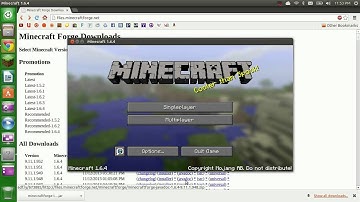 How to install Minecraft Forge in Ubuntu