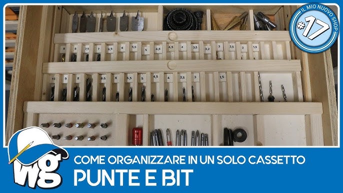 Cassetta porta inserti con impronte ed inserti - Cartongesso fai da te