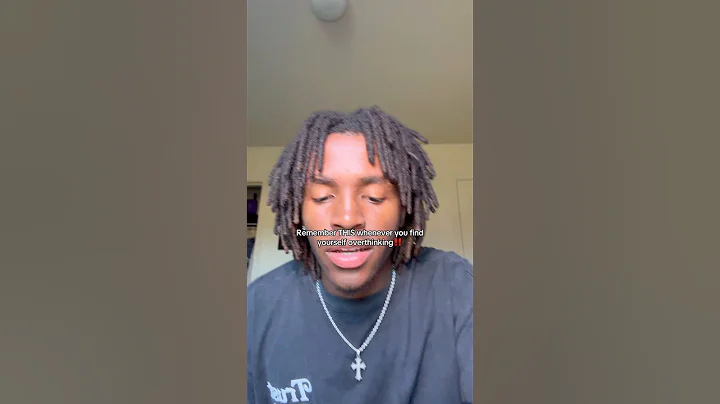 Watch this if you find yourself overthinking🙏🏽