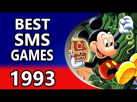 Видео: 【1993】 Топ 10 лучших игр для Sega Master System - PAL (EU)