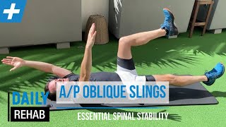 A-P Oblique Slings - Essential Spinal Stability Exercises | Tim Keeley | Physio REHAB