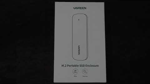 Ugreen M.2 SSD Enclosure Unboxing + Set up