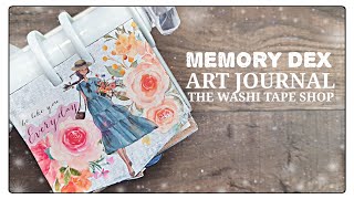 Create Art Journal With Me #washitapeshop #artjournal #memorydex #craftangelonline #useyourstash