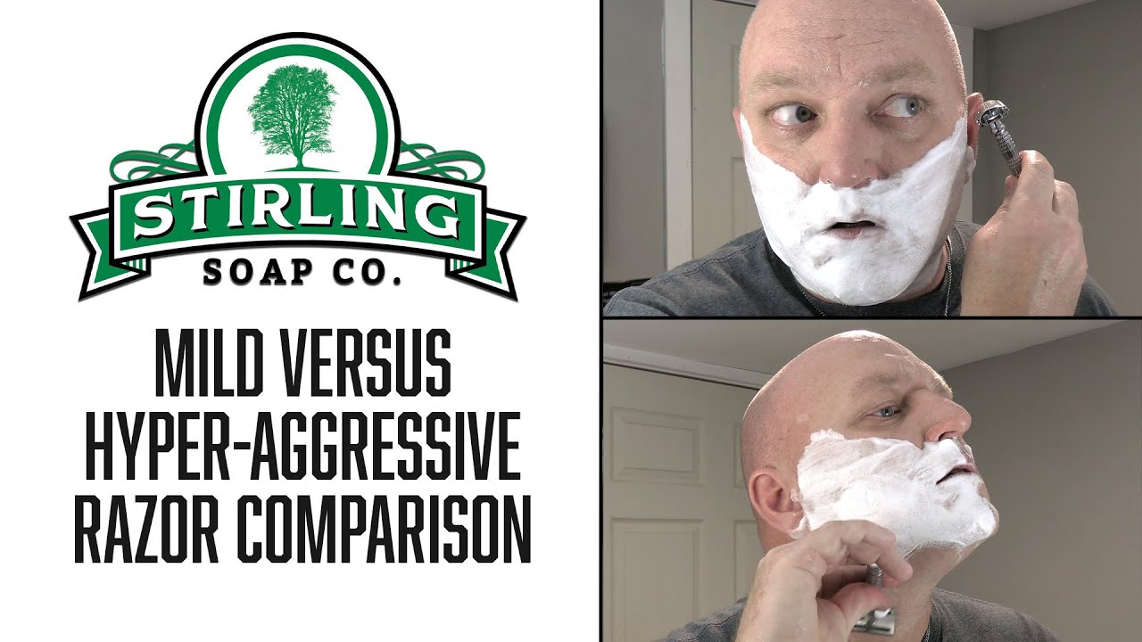 Mild versus Aggressive Razor Comparison YouTube