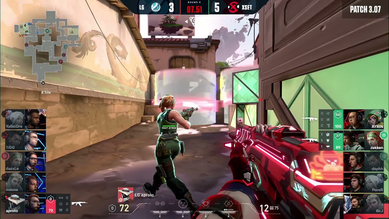 LG XSET macı teknik hatadan dolayı birbirlerini vuramıyorlar